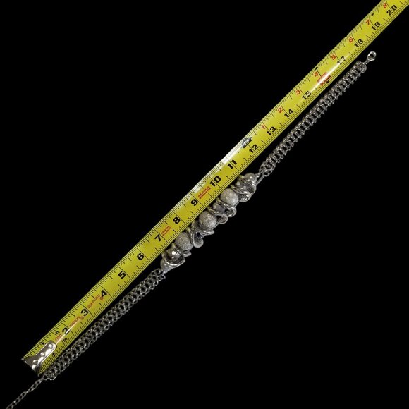 Sparkly Choker Necklace with Iridescent Crystals and Other Shiny Things. - Picture 6 of 9